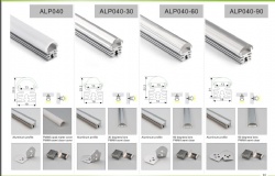 LED Aliminium Profile ALP040 LENS