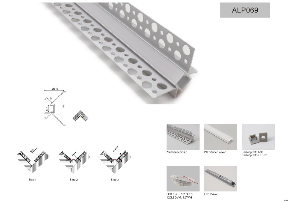 LED Profile Drywall ALP069